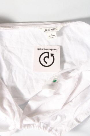 Γυναικεία μπλούζα Monki, Μέγεθος L, Χρώμα Λευκό, Τιμή 3,52 €