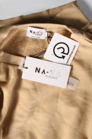 Дамска блуза NA-KD, Размер M, Цвят Бежов, Цена 6,48 лв.