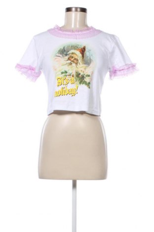 Γυναικεία μπλούζα NEW girl ORDER, Μέγεθος M, Χρώμα Λευκό, Τιμή 3,71 €