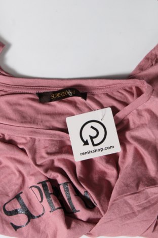Damen Shirt Supertrash, Größe L, Farbe Aschrosa, Preis 23,66 €