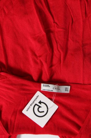Дамска блуза Zara, Размер S, Цвят Червен, Цена 17,00 лв.