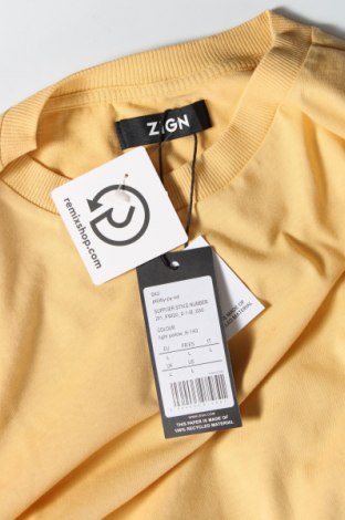 Дамска блуза Zign, Размер L, Цвят Жълт, Цена 5,76 лв.