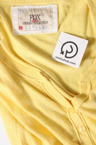 Γυναικεία ζακέτα Fox, Μέγεθος S, Χρώμα Κίτρινο, Τιμή 2,99 €