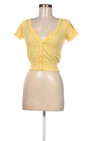 Damen Strickjacke Fox, Größe S, Farbe Gelb, Preis 2,76 €