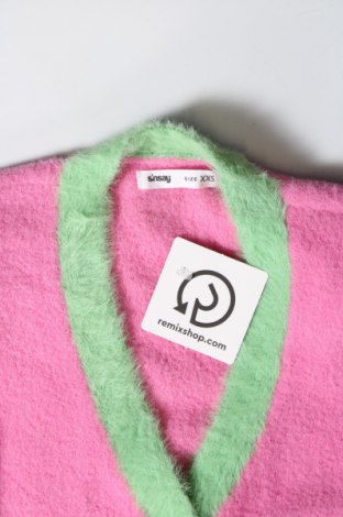 Γυναικεία ζακέτα Sinsay, Μέγεθος XXS, Χρώμα Ρόζ , Τιμή 4,03 €