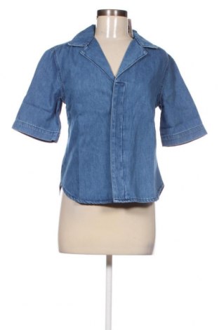 Γυναικείο πουκάμισο Trendyol, Μέγεθος XS, Χρώμα Μπλέ, Τιμή 4,82 €