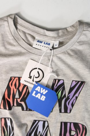 Дамска тениска AW LAB, Размер S, Цвят Сив, Цена 7,98 лв.