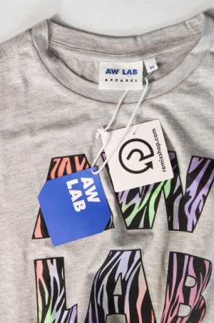 Γυναικείο t-shirt AW LAB, Μέγεθος XS, Χρώμα Γκρί, Τιμή 4,22 €