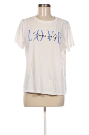 Damen T-Shirt Defacto, Größe L, Farbe Weiß, Preis 6,65 €