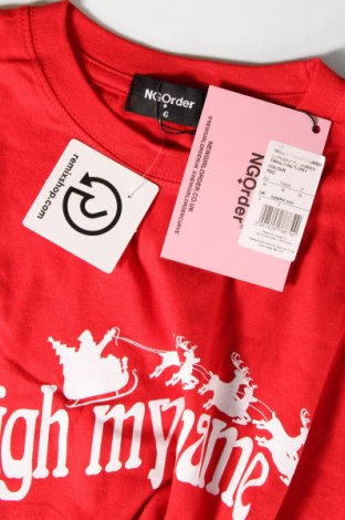 Γυναικείο t-shirt NEW girl ORDER, Μέγεθος XS, Χρώμα Κόκκινο, Τιμή 3,23 €