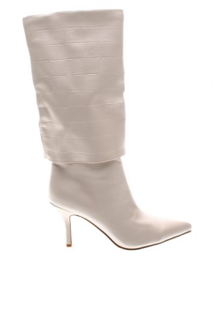 Γυναικείες μπότες Misspap, Μέγεθος 37, Χρώμα Εκρού, Τιμή 68,04 €