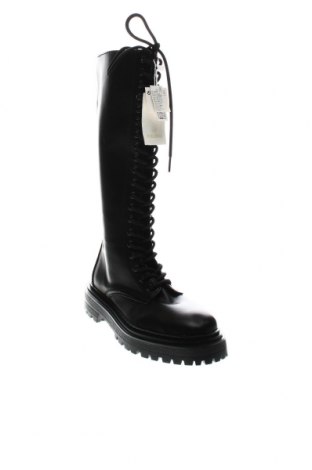 Γυναικείες μπότες Pull&Bear, Μέγεθος 37, Χρώμα Μαύρο, Τιμή 30,68 €