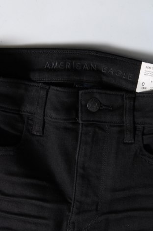 Damskie jeansy American Eagle, Rozmiar XS, Kolor Czarny, Cena 39,42 zł