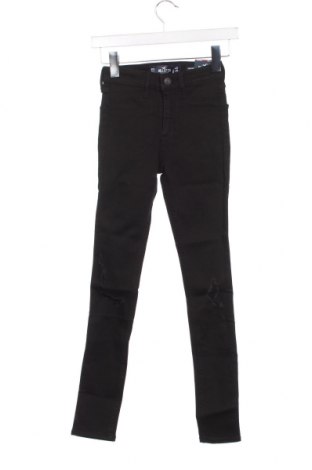 Γυναικείο Τζίν Hollister, Μέγεθος XXS, Χρώμα Μαύρο, Τιμή 5,83 €