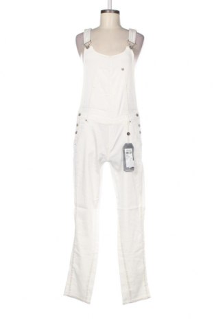 Дамски гащеризон Garcia Jeans, Размер XS, Цвят Бял, Цена 10,53 лв.