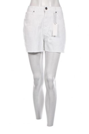 Γυναικείο κοντό παντελόνι Ajc, Μέγεθος L, Χρώμα Λευκό, Τιμή 6,07 €