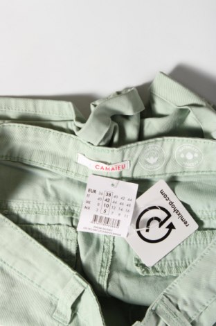 Pantaloni scurți de femei Camaieu, Mărime M, Culoare Verde, Preț 101,97 Lei