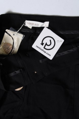 Γυναικείο κοντό παντελόνι Lovie & Co, Μέγεθος XL, Χρώμα Μαύρο, Τιμή 4,82 €