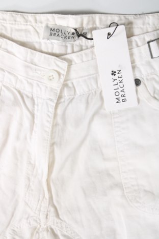 Дамски къс панталон Molly Bracken, Размер XS, Цвят Бял, Цена 72,00 лв.