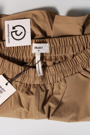 Дамски къс панталон Object, Размер S, Цвят Кафяв, Цена 72,00 лв.