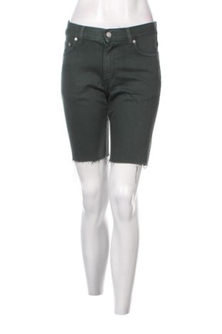 Pantaloni scurți de femei Weekday, Mărime S, Culoare Verde, Preț 23,03 Lei
