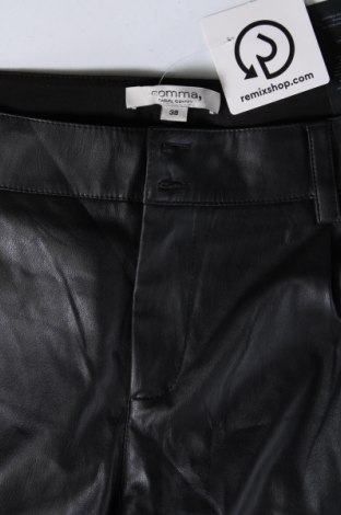Дамски кожен панталон Comma,, Размер M, Цвят Черен, Цена 62,78 лв.