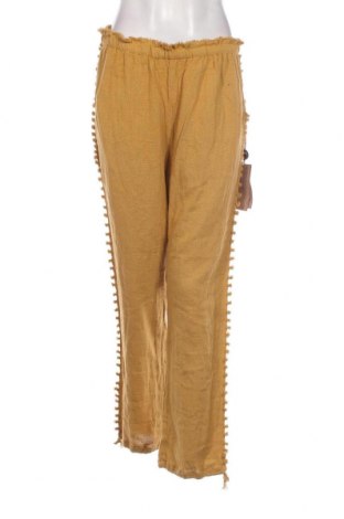 Pantaloni de femei, Mărime M, Culoare Galben, Preț 27,24 Lei