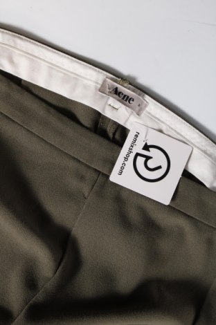 Pantaloni de femei Acne, Mărime S, Culoare Verde, Preț 588,82 Lei