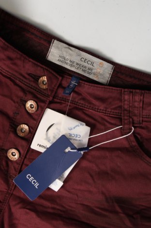 Дамски панталон Cecil, Размер M, Цвят Червен, Цена 11,31 лв.