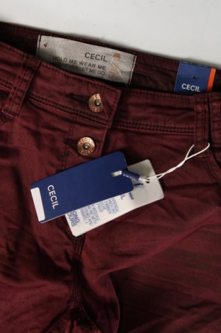 Pantaloni de femei Cecil, Mărime S, Culoare Roșu, Preț 25,76 Lei