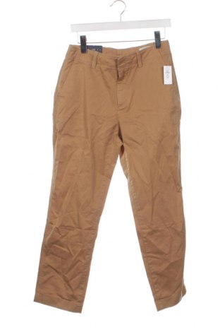 Дамски панталон Gap, Размер S, Цвят Кафяв, Цена 14,28 лв.