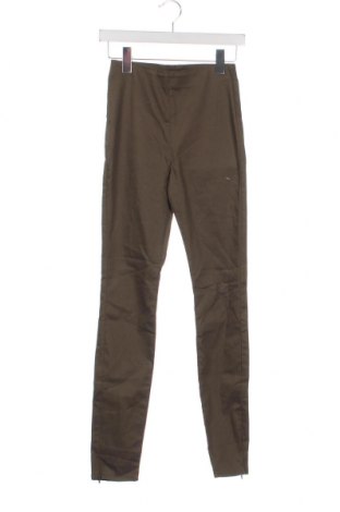 Дамски панталон H&M Divided, Размер XS, Цвят Зелен, Цена 3,77 лв.