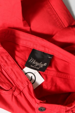Дамски панталон Maryley, Размер S, Цвят Червен, Цена 6,86 лв.