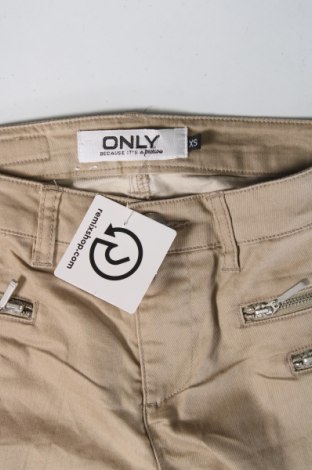 Pantaloni de femei ONLY, Mărime XS, Culoare Bej, Preț 65,79 Lei