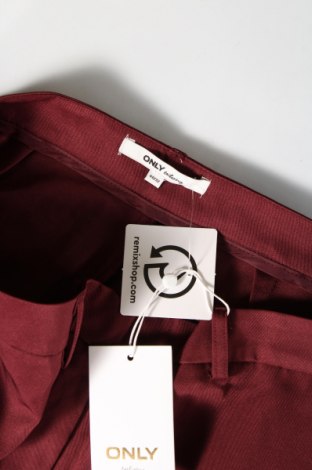 Dámské kalhoty  ONLY, Velikost XL, Barva Červená, Cena  783,00 Kč