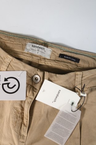Γυναικείο παντελόνι Sandwich_, Μέγεθος XS, Χρώμα  Μπέζ, Τιμή 75,26 €