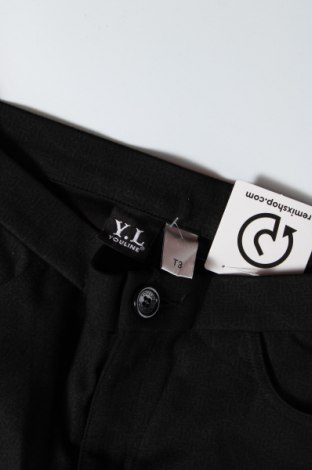 Дамски панталон Youline, Размер M, Цвят Черен, Цена 5,51 лв.