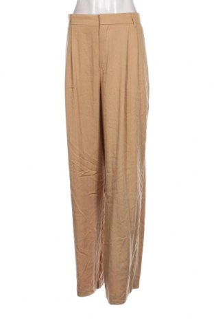 Pantaloni de femei Zara, Mărime XL, Culoare Bej, Preț 177,63 Lei