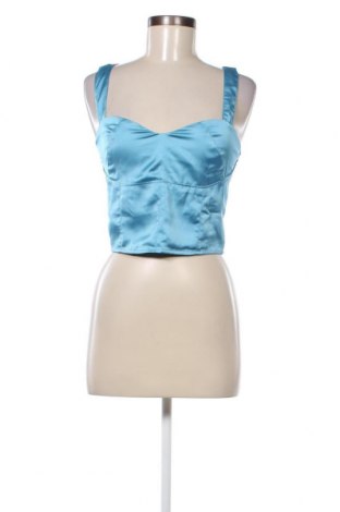 Damska koszulka na ramiączkach Abercrombie & Fitch, Rozmiar S, Kolor Niebieski, Cena 154,60 zł