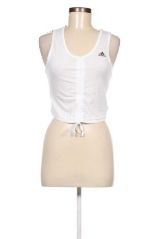 Γυναικείο αμάνικο μπλουζάκι Adidas, Μέγεθος S, Χρώμα Λευκό, Τιμή 40,72 €
