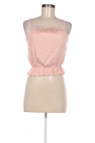 Γυναικείο αμάνικο μπλουζάκι Bershka, Μέγεθος M, Χρώμα Ρόζ , Τιμή 4,76 €
