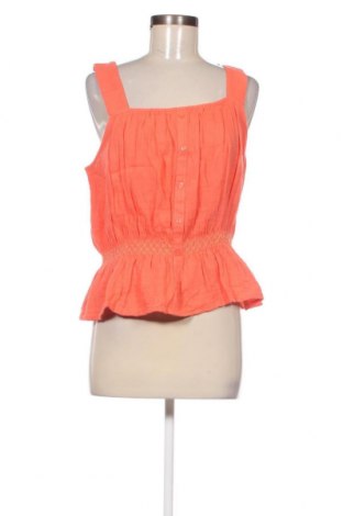 Γυναικείο αμάνικο μπλουζάκι Camaieu, Μέγεθος XL, Χρώμα Πορτοκαλί, Τιμή 3,46 €