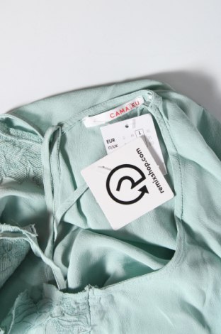 Γυναικείο αμάνικο μπλουζάκι Camaieu, Μέγεθος L, Χρώμα Πράσινο, Τιμή 3,35 €