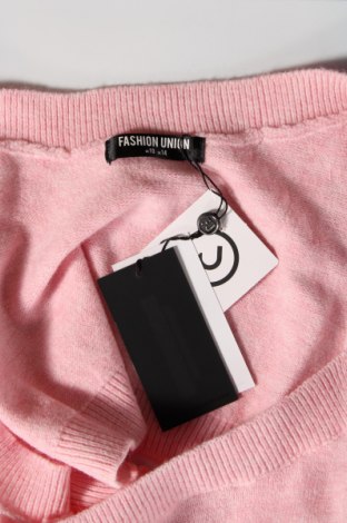 Γυναικείο αμάνικο μπλουζάκι Fashion Union, Μέγεθος L, Χρώμα Ρόζ , Τιμή 4,19 €