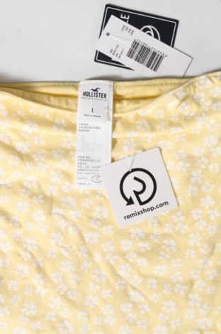 Γυναικείο αμάνικο μπλουζάκι Hollister, Μέγεθος L, Χρώμα Κίτρινο, Τιμή 4,19 €