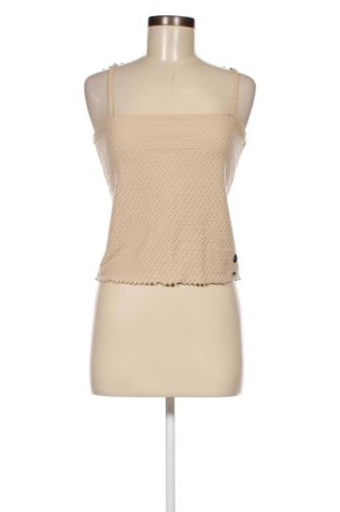 Γυναικείο αμάνικο μπλουζάκι Hollister, Μέγεθος L, Χρώμα  Μπέζ, Τιμή 3,44 €