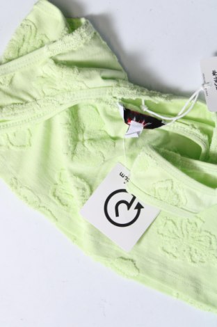Γυναικείο αμάνικο μπλουζάκι Jennyfer, Μέγεθος XS, Χρώμα Πράσινο, Τιμή 2,92 €