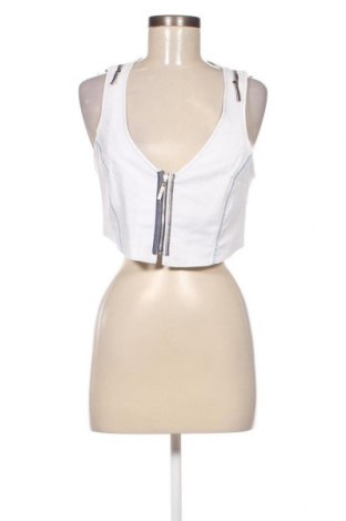 Γυναικείο αμάνικο μπλουζάκι La Mode Est A Vous, Μέγεθος XL, Χρώμα Λευκό, Τιμή 3,68 €