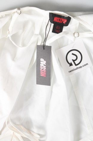 Γυναικείο αμάνικο μπλουζάκι Misspap, Μέγεθος L, Χρώμα Λευκό, Τιμή 4,93 €