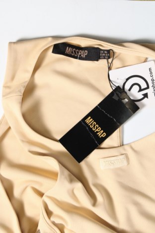 Γυναικείο αμάνικο μπλουζάκι Misspap, Μέγεθος XL, Χρώμα  Μπέζ, Τιμή 2,39 €